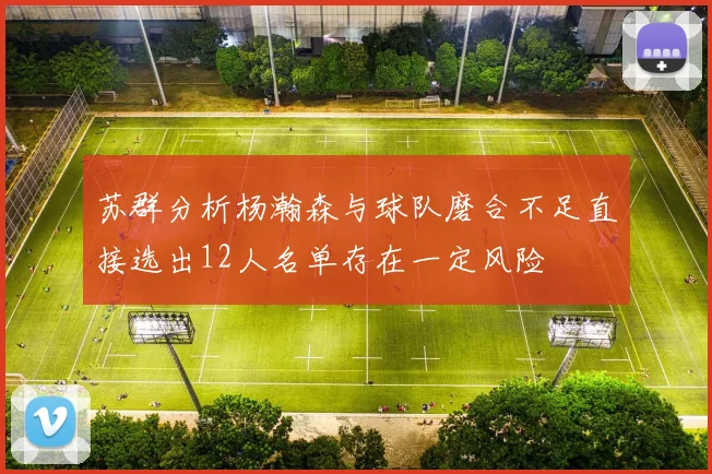 苏群分析杨瀚森与球队磨合不足直接选出12人名单存在一定风险